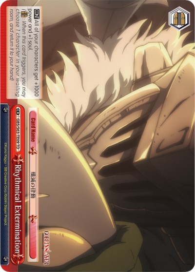 Rhythmical Extermination GBS/S63-TE09 TD