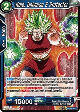 Kale, Universe 6 Protector BT9-034