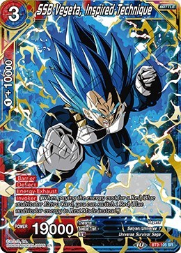 SSB Vegeta, Inspired Technique BT9-105