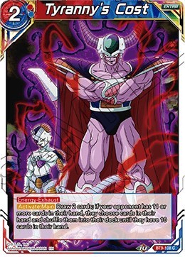 Tyranny's Cost BT9-108