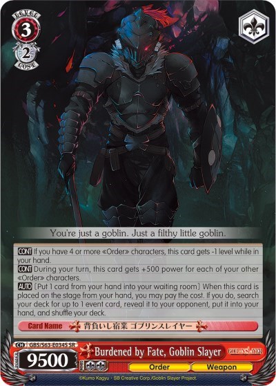 Burdened by Fate, Goblin Slayer 