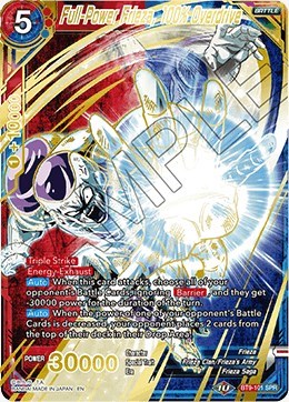 Full-Power Frieza, 100% Overdrive BT9-101