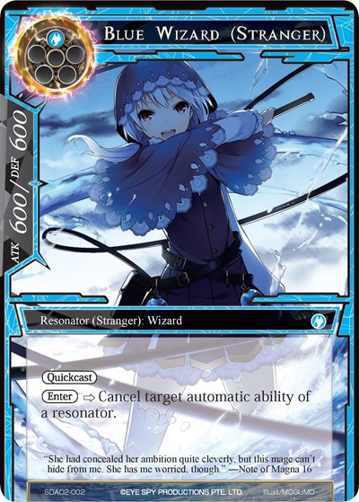 Blue Wizard (Stranger) SDAO2-002