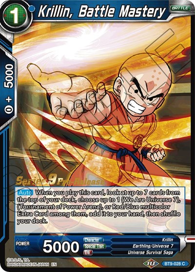 Krillin, BATTLE Mastery BT9-028