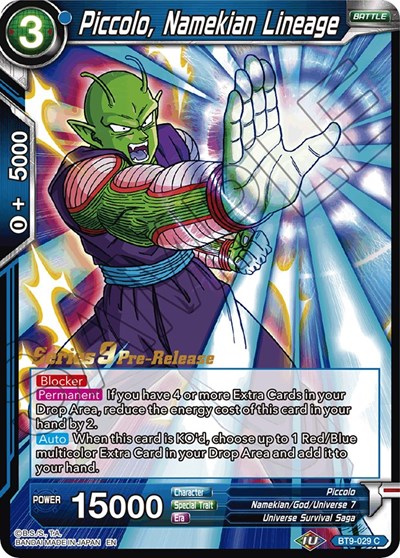 Piccolo, Namekian Lineage BT9-029