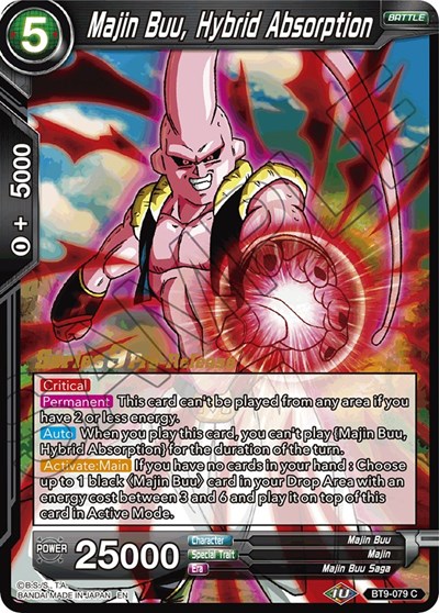 Majin Buu, Hybrid Absorption BT9-079