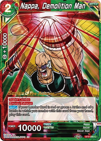 Nappa, Demolition Man BT9-090