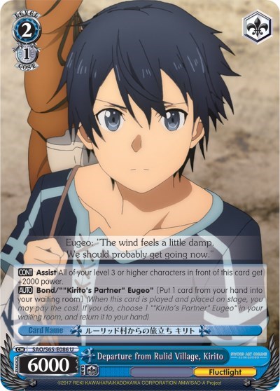 Departure from Rulid Village, Kirito SAO/S65-E086 U