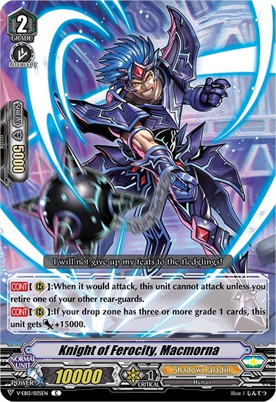 Knight of Ferocity, Macmorna [V Format] V-EB12/035EN