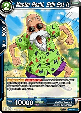 Master Roshi, Still Got It DB2-035