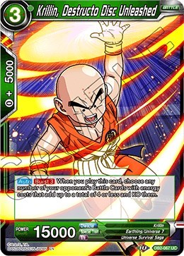 Krillin, Destructo Disc Unleashed DB2-067