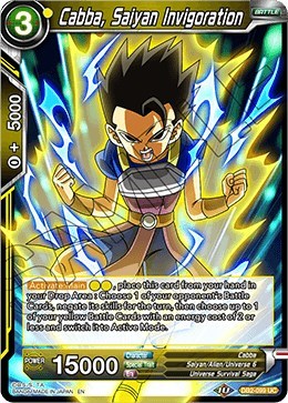 Cabba, Saiyan Invigoration DB2-099