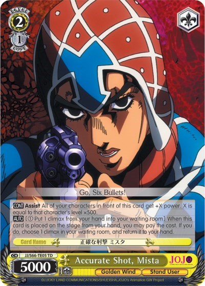 Accurate Shot, Mista JJ/S66-TE05 TD