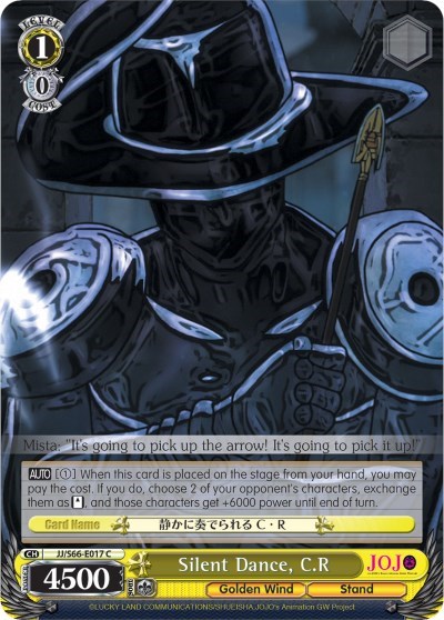 Silent Dance, C.R JJ/S66-E017 C