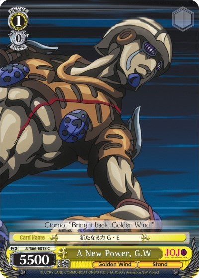A New Power, G.W JJ/S66-E018 C