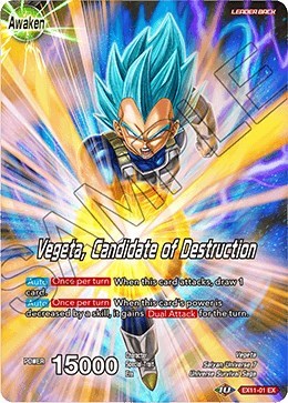 Vegeta // Vegeta, Candidate of Destruction EX11-01