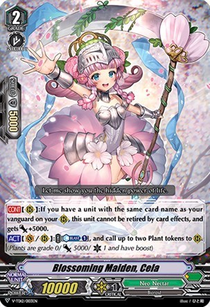 Blossoming Maiden, Cela [V Format] V-TD12/003EN