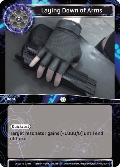 Laying Down of Arms GITS2045-038