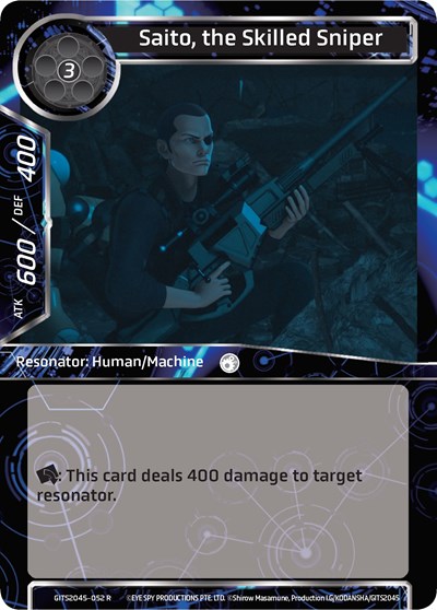 Saito, the Skilled Sniper GITS2045-052