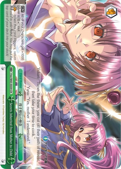 Secrets Inherited from Mother to Child Fmr/W65-E039 CR