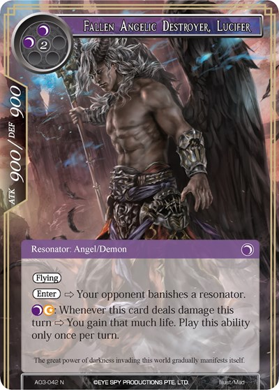 Fallen Angelic Destroyer, Lucifer 