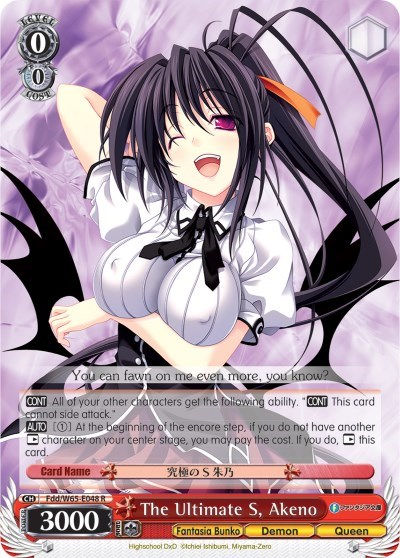 The Ultimate S, Akeno Fdd/W65-E048 R