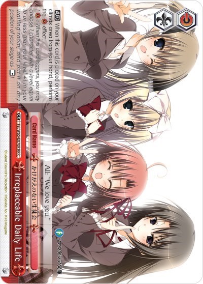 Irreplaceable Daily Life Fsi/W65-E070R RRR