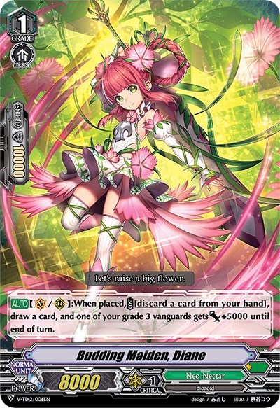 Budding Maiden, Diane [V Format] V-TD12/006EN