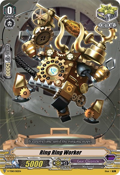 Ring Ring Worker [V Format] V-TD10/012EN
