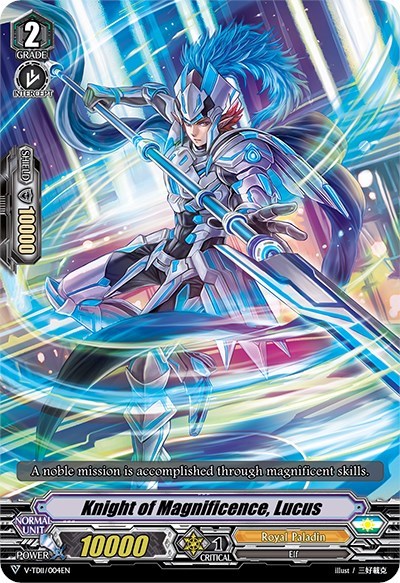 Knight of Magnificence, Lucus [V Format] V-TD11/004EN