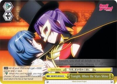 Tonight, When the Stars Shine BD/W73-E016 CC