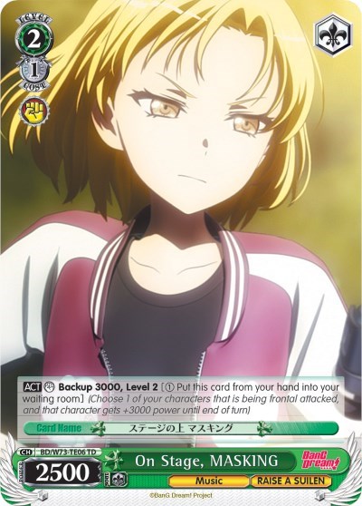 On Stage, MASKING BD/W73-TE06 TD