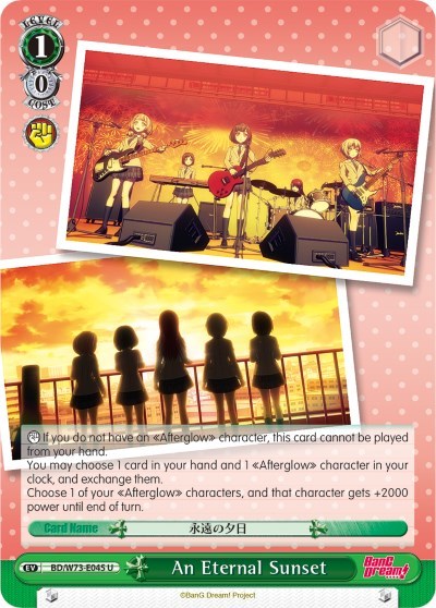 An Eternal Sunset BD/W73-E045 U