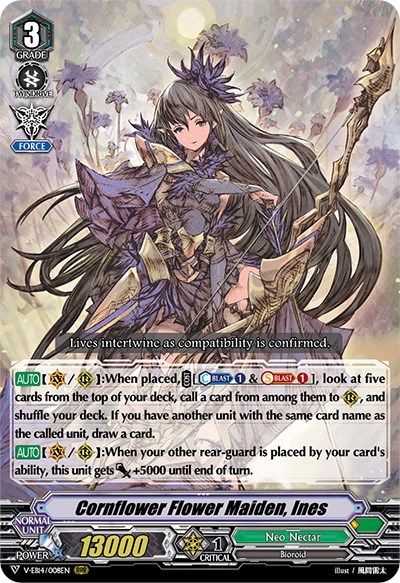 Cornflower Flower Maiden, Ines [V Format] V-EB14/008EN