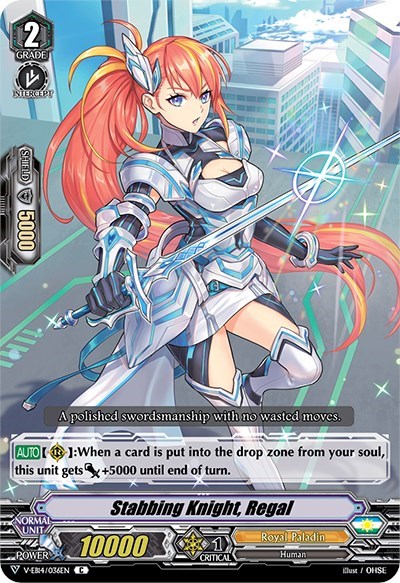 Stabbing Knight, Regal [V Format] V-EB14/036EN