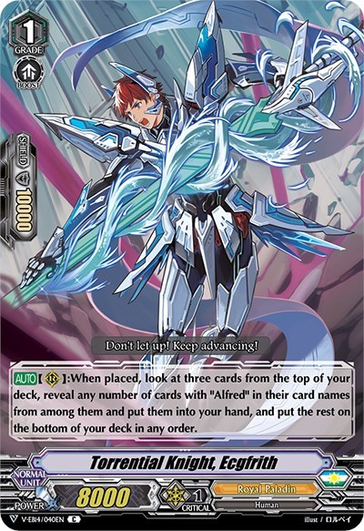 Torrential Knight, Ecgfrith [V Format] V-EB14/040EN