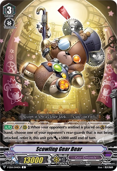 Scowling Gear Bear [V Format] V-EB14/044EN