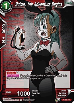 Bulma, the Adventure Begins P-233