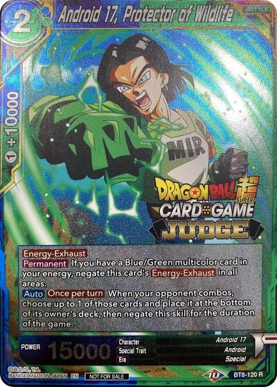 Android 17, Protector of Wildlife 