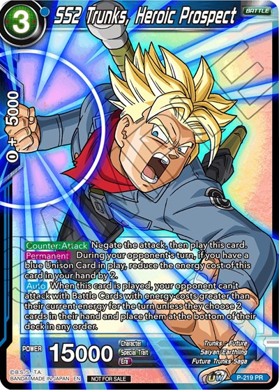 SS2 Trunks, Heroic Prospect