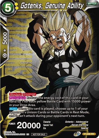 Gotenks, Genuine Ability P-239