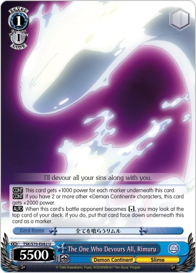 The One Who Devours All, Rimuru TSK/S70-E082 U