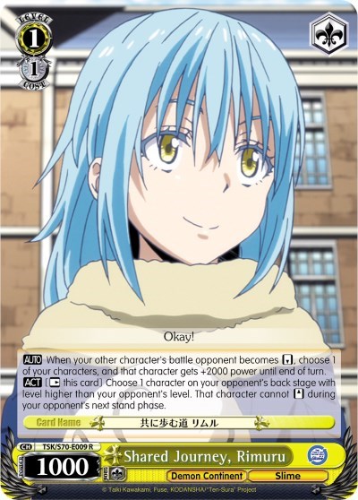 Shared Journey, Rimuru TSK/S70-E009 R