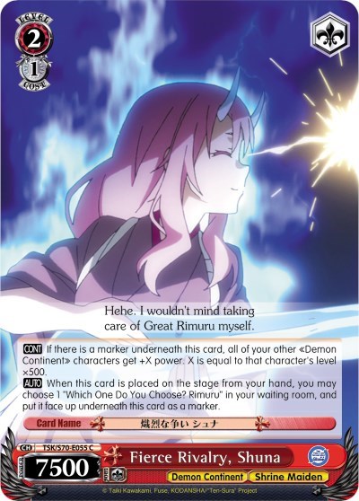 Fierce Rivalry, Shuna TSK/S70-E055 C