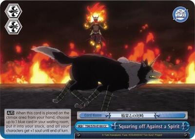 Squaring off Against a Spirit TSK/S70-E100 CC