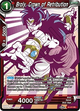 Broly, Crown of Retribution P-177