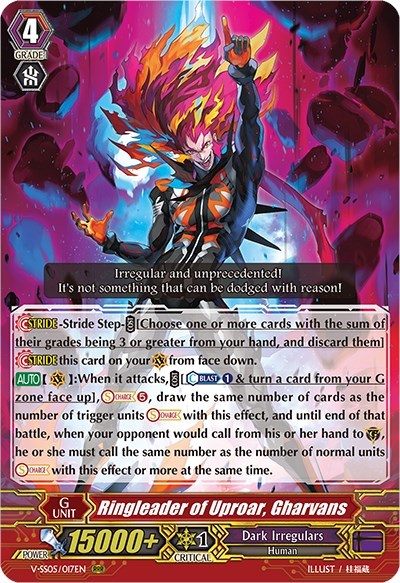 Ringleader of Uproar, Gharvans [V Format] V-SS05/017EN