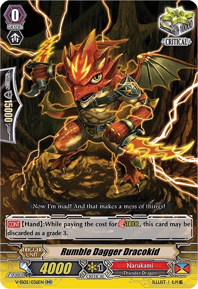 Rumble Dagger Dracokid [V Format] V-SS05/036EN