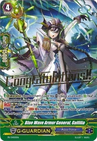 Blue Wave Armor General, Galfilia [G Format] PR/0450EN