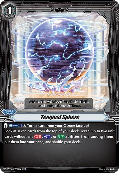 Tempest Sphere [V Format] V-SS05/057EN